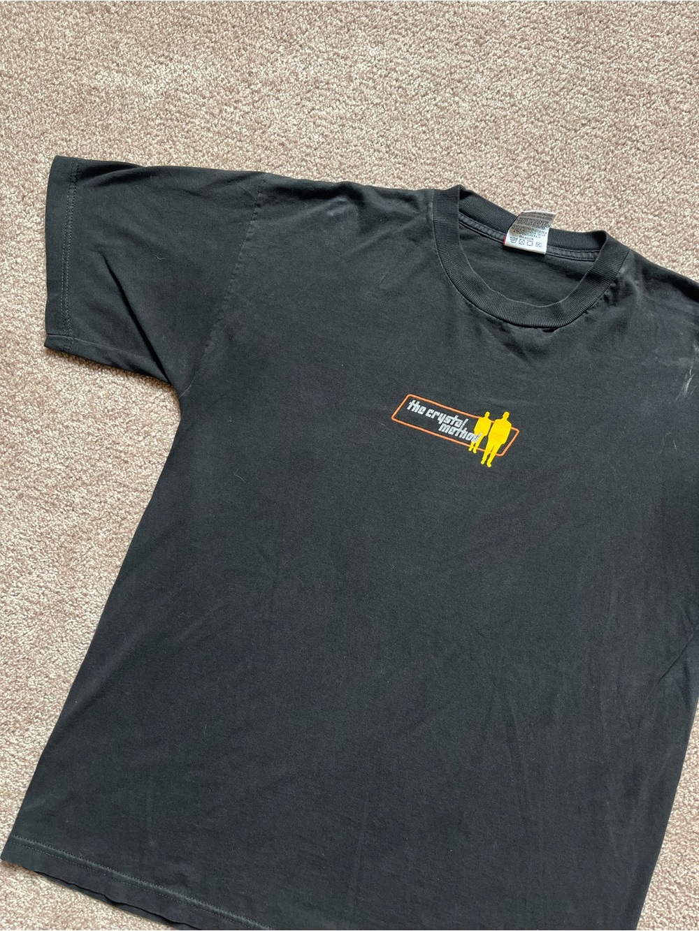 VTG 90s The Crystal Method "Got Meth?" Faded Black Electronic Band Tee - Picture 4 of 8